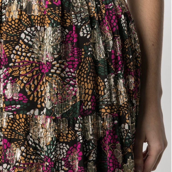 Ba&sh MIDI Floral Colorful Skirt - Picture 2 of 5